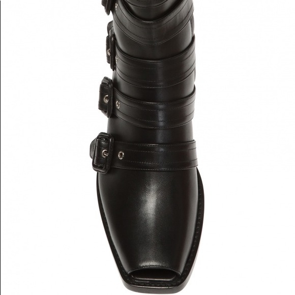 Burberry Albertina Leather Buckle Boot EUR38.5 - Picture 3 of 16